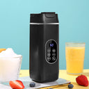 Turtle King Portable Wireless Smoothie Blender Bottle – USB Rechargeable Personal Juicer with Touchscreen Display – Multi-Function Mini Mixer for Shakes, Baby Food, and Ice Crushing
