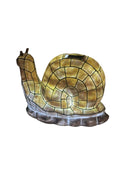 Garden Snail Solar Light, Mosaic Glass Outdoor Decoration, LED Illuminated Statue