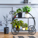 Heavy Duty Metal Flower Cart Plant Stand