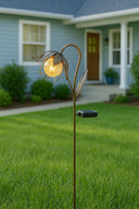 Turtle King Solar Garden Stake Light – Flower Shaped Outdoor LED Yard Decoration for Pathways, Lawn & Patio