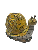 Garden Snail Solar Light, Mosaic Glass Outdoor Decoration, LED Illuminated Statue