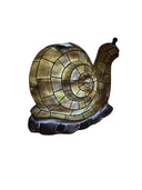 Garden Snail Solar Light, Mosaic Glass Outdoor Decoration, LED Illuminated Statue
